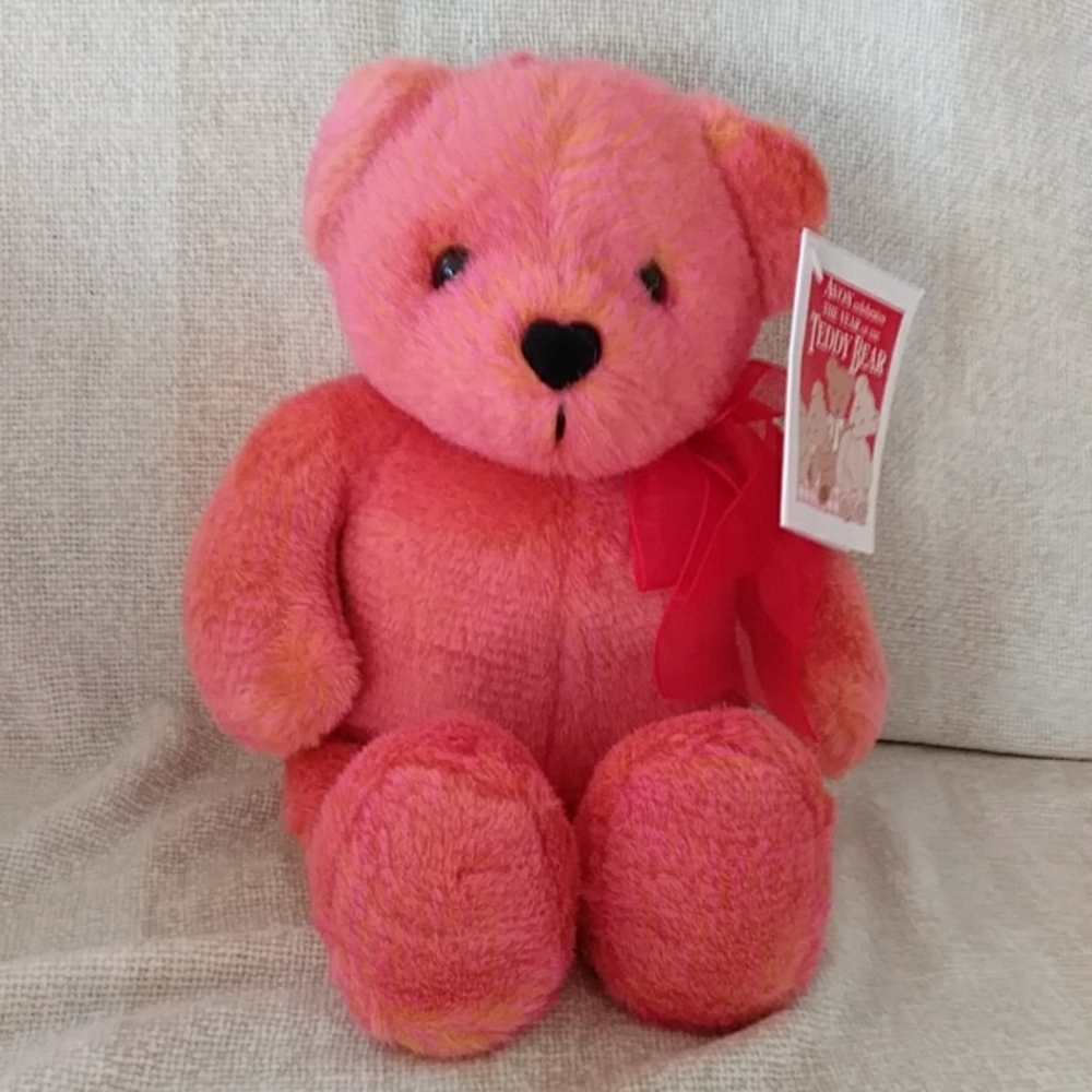 Vintage Avon Talking Teddy Bear 100th Anniversary